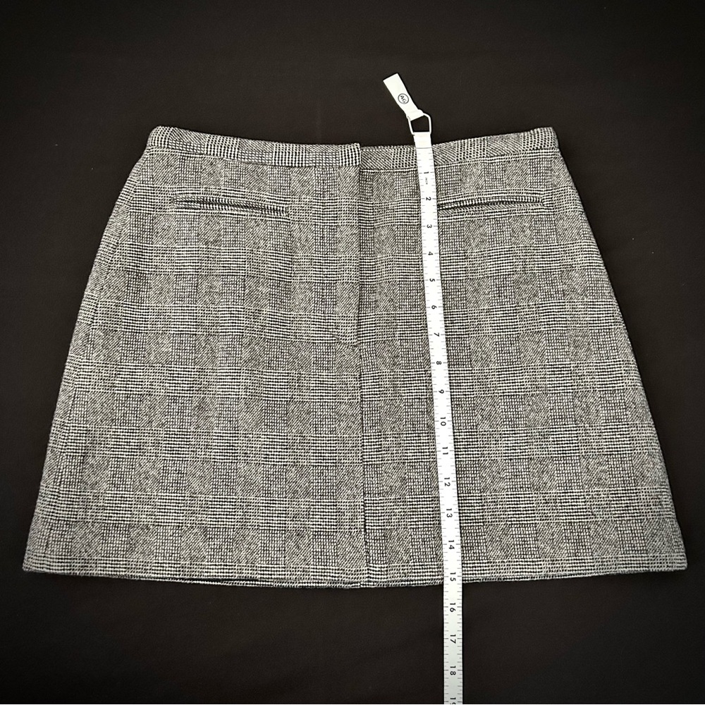 *EUC* Vtg. 90s DKNY Plaid Micro Mini Pencil Skirt - Sz. 8 - Picture 6 of 8